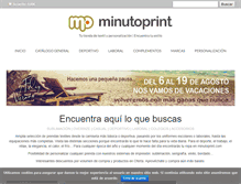 Tablet Screenshot of minutoprint.com
